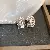 Wholesale Silver Needle Diamond Inlaid Pearl Earrings Supply - 67# Silver Needle-Pleated Arc Stud Earrings
