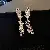 Wholesale Silver Needle Diamond Inlaid Pearl Earrings Supply - 69# silver needle-irregular splicing earrings
