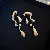 Wholesale Silver Needle Diamond Inlaid Pearl Earrings Supply - 71# Silver Needle-Irregular Water Drop Earrings