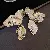 Wholesale Silver Needle Diamond Inlaid Pearl Earrings Supply - 73# Silver Needle-Pleated Flower Stud Earrings