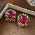 Wholesale Medieval Vintage Silver Needle Earrings for Retail Success - 3# Silver Needle-Gold Diamond Oval Stud Earrings