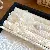 Wholesale Resort Handmade Chiffon Flower Pearl Tassel Earrings for Retailers - 23# silver needle-white
