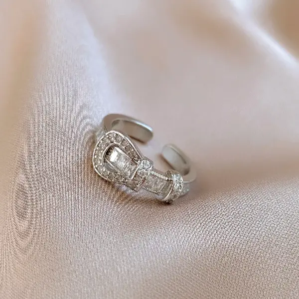 3#18k real gold electroplated open ring,tkmbeautysupply.com