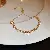 Zircon Bracelet Wholesale | Light Luxury & High Quality Supply - Champagne color - water drop zircon bracelet