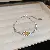 Zircon Bracelet Wholesale | Light Luxury & High Quality Supply - Yellow zircon square bracelet