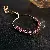Zircon Bracelet Wholesale | Light Luxury & High Quality Supply - Purple Zircon Oval Pull-Out Bracelet