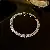Zircon Bracelet Wholesale | Light Luxury & High Quality Supply - Silver Zircon Rectangular Bracelet