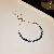Zircon Bracelet Wholesale | Light Luxury & High Quality Supply - Blue - Water Drop Zircon Bracelet