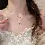 Mother-of-Pearl & Zircon Supply with Real Gold Quality - Zircon Pearl Love Double Layer Necklace