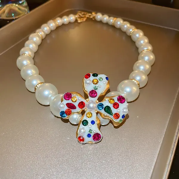 8# necklace-white,tkmbeautysupply.com