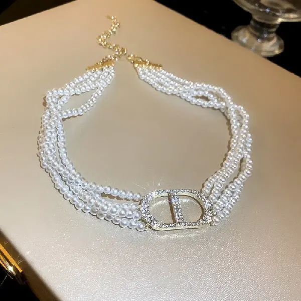 10# necklace-white,tkmbeautysupply.com