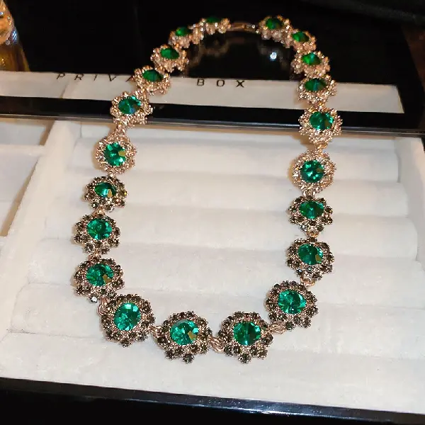 19# necklace-regular-green,tkmbeautysupply.com