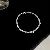 Wholesale Zircon Geometric Bracelet | High-End Luxury Supply - 27# Silver-Zircon Buckle Bracelet