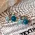 Wholesale Vintage Blue Flower Earrings | Trendy Retro Supply - 36# Silver Needle Resin Stud Earrings-Silver-Blue