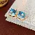 Wholesale Vintage Blue Flower Earrings | Trendy Retro Supply - 49# Silver Needle Freshwater Pearl Stud Earrings-Gold-Blue-White