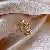 Wholesale Real Gold Electroplated Love Open Ring for Retailers - Engraved Grid Open Ring