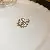 Wholesale Real Gold Electroplated Love Open Ring for Retailers - 9 Open Ring - Golden Flower (Real Gold Plating).