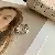 Wholesale Real Gold Electroplated Love Open Ring for Retailers - 37# open ring-silver letters.