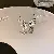 Wholesale Real Gold Electroplated Love Open Ring for Retailers - 33# open ring-silver butterfly.