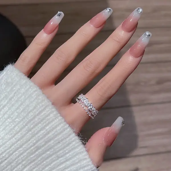 .39# open ring-silver geometric double layer,tkmbeautysupply.com
