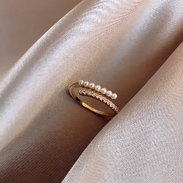 Ring-Golden Pearl..,tkmbeautysupply.com