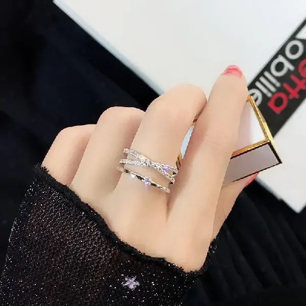 Three layers of index finger ring,tkmbeautysupply.com