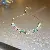 Wholesale Zircon Square Adjustable Bracelet for Women Retailers - Colorful Zircon Box Chain Adjustable Bracelet