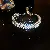 Wholesale Zircon Square Adjustable Bracelet for Women Retailers - Silver full diamond bracelet