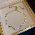 Wholesale Zircon Square Adjustable Bracelet for Women Retailers - Diamond-encrusted gold wave bracelet