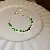 Wholesale Zircon Square Adjustable Bracelet for Women Retailers - Green water drop zircon bracelet. (real gold plating)