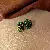 Green Earrings Wholesale | High-Quality Silver Needles Supply - Silver Needle Green Diamond Retro Oval Stud Earrings