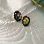 Green Earrings Wholesale | High-Quality Silver Needles Supply - 3# silver needle-green oval.