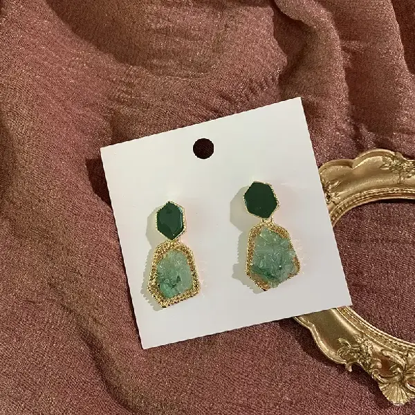 36# silver needle-green diamond shape.,tkmbeautysupply.com