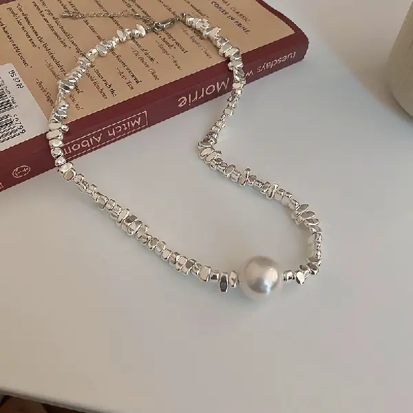 Necklace-Silver..,tkmbeautysupply.com