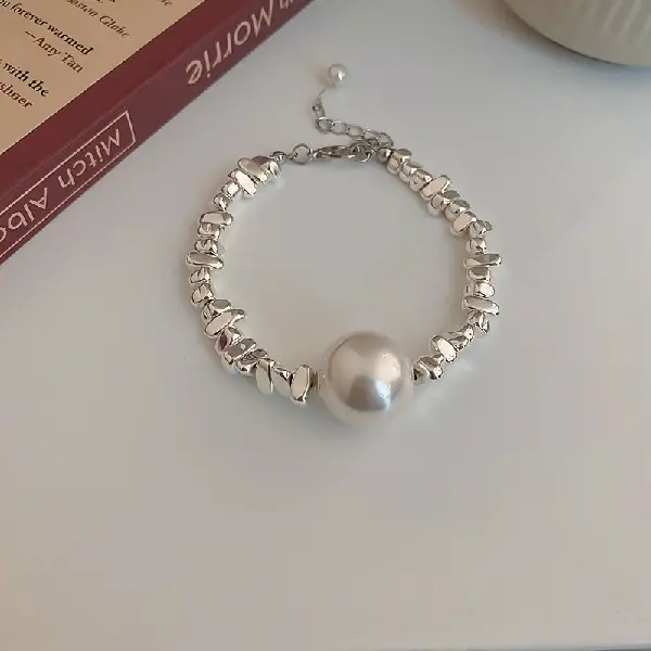 Bracelet - silver.,tkmbeautysupply.com