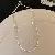 Wholesale Irregular Pearl Necklace for Retailers Boosting Sales - Silver - Broken Silver Double Layer Necklace