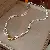 Wholesale Irregular Pearl Necklace for Retailers Boosting Sales - Broken Silver Pearl Wrapped Love Magnetic Necklace