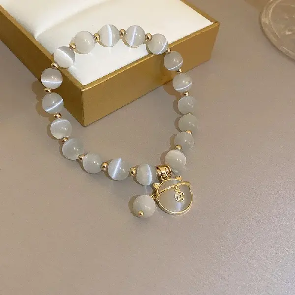 Cat's eye stone bracelet,tkmbeautysupply.com