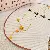Real Gold Electroplating Letter Necklace Wholesale Quality Assured - 8-18K real gold electroplated small waist zircon necklace
