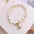 Wholesale Baroque Freshwater Pearl Bracelet for Retailers - 18# gold (freshwater pearl).