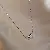 Wholesale 18k Gold Electroplated Moon Love Charm Necklace - 11# Necklace-Silver Doudou