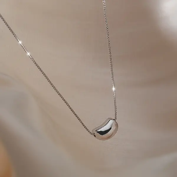 11# Necklace-Silver Doudou,tkmbeautysupply.com