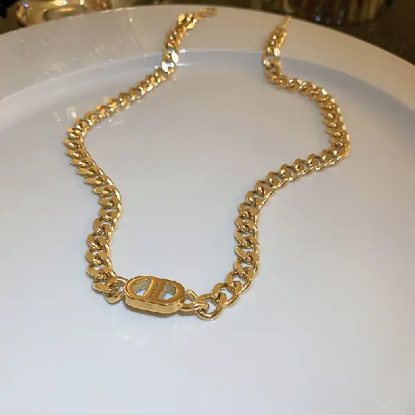 15# necklace-golden pig nose,tkmbeautysupply.com