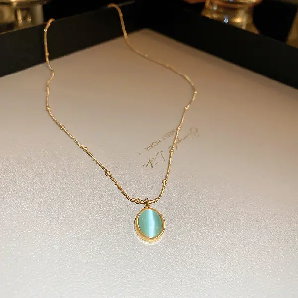 18# necklace-green,tkmbeautysupply.com
