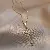 Wholesale 18k Gold Electroplated Moon Love Charm Necklace - 19# necklace-gold