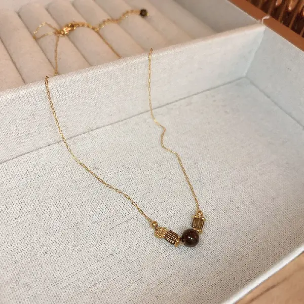 24# Necklace-Golden Tiger Eye Stone,tkmbeautysupply.com