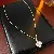 Wholesale Silver Needle Clover Earrings for Retail Success - Necklace - gold