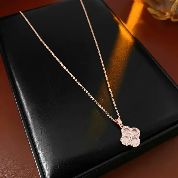 Necklace - rose gold,tkmbeautysupply.com