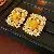 Wholesale Medieval Vintage Resin Necklace Supply for Retailers - 12# Silver Needle-Square Diamond Stud Earrings