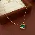Wholesale Medieval Vintage Resin Necklace Supply for Retailers - 15# Necklace-Rhombus Geometric Glass Rectangle